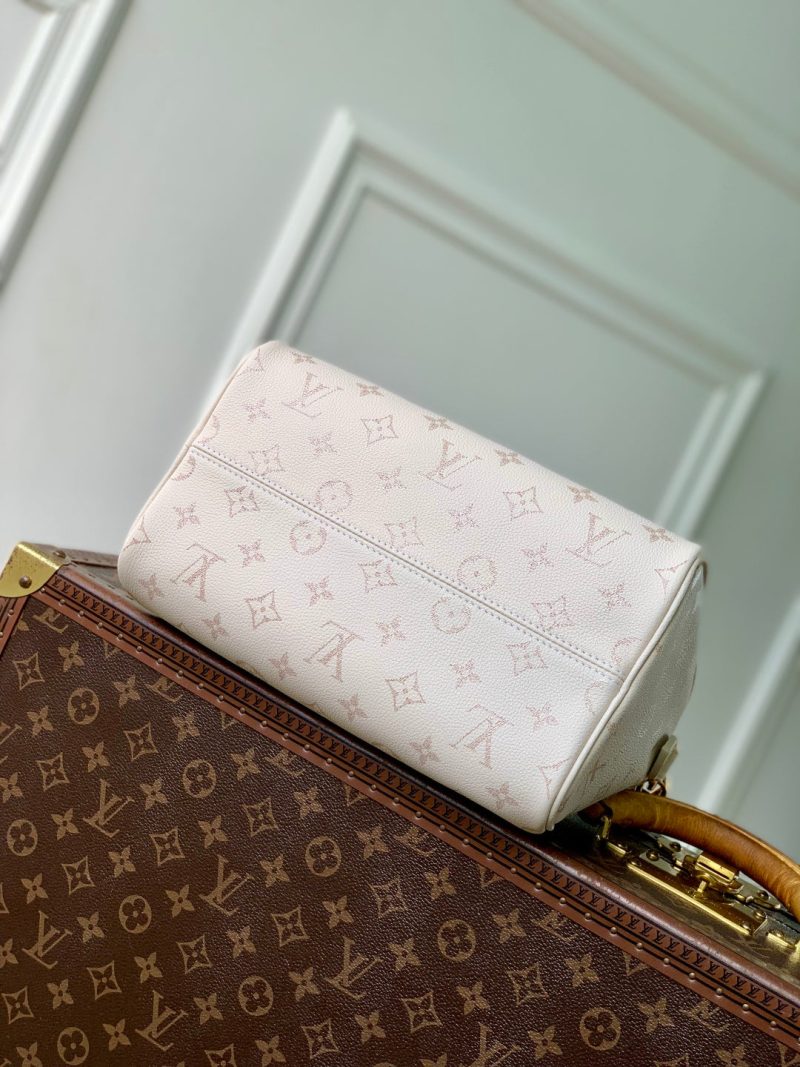 LV 2025 Speedy Bandoulière 25 White Calfskin 347096
