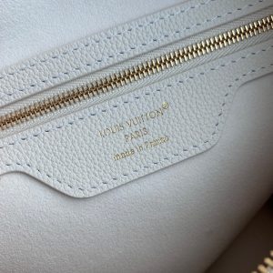 LV 2025 Speedy Bandoulière 25 White Calfskin 347096