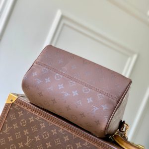 LV 2025 Speedy Bandoulière 25 Wine Red Calfskin 347094