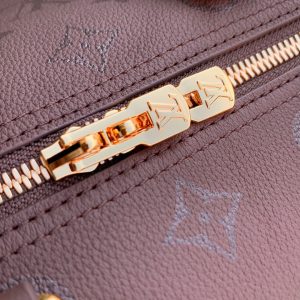 LV 2025 Speedy Bandoulière 25 Wine Red Calfskin 347094