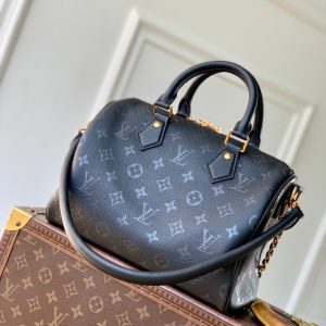 LV 2025 Speedy Bandoulière 25 Black Calfskin 347095