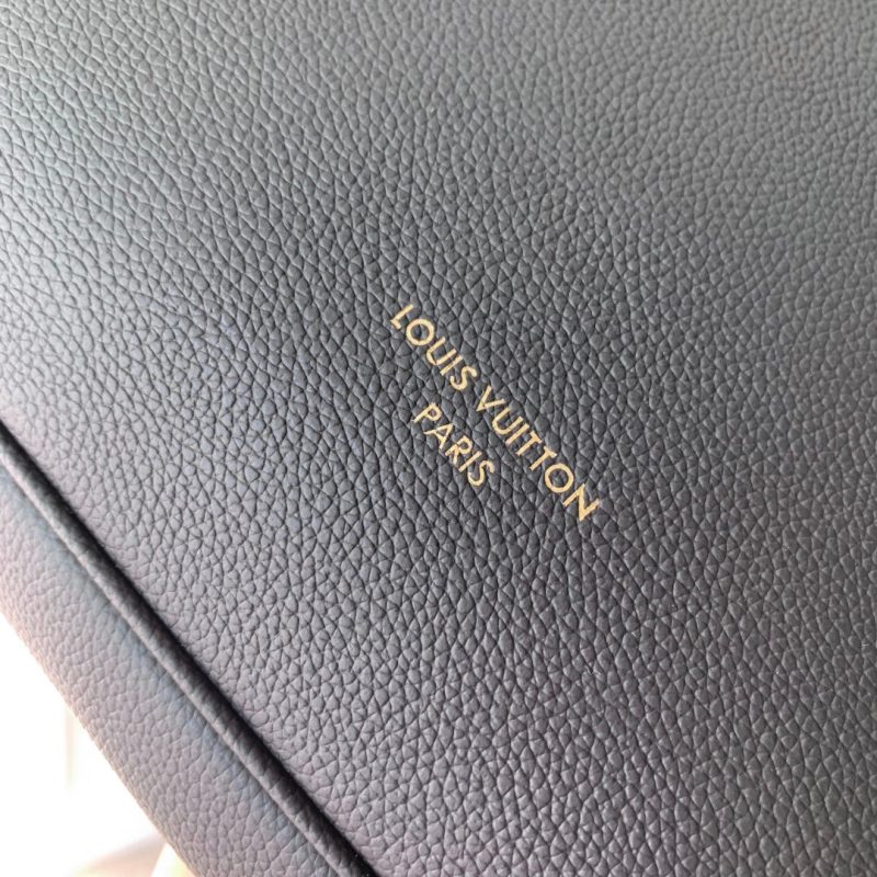 LV 2025 Low Key Duffle Tote Bag 43 Black Calfskin 347098