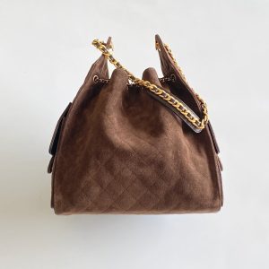 CC 2025 Hobo Bag 40cm Brown Suede