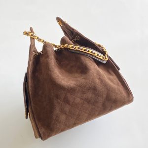 CC 2025 Hobo Bag 40cm Brown Suede