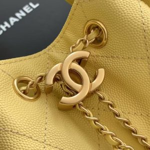 imgHD_b5cc9469_20250402_cmp_a1743591673192_7058_jpg CC 25C Hobo Bag 30cm Yellow Grained Calfskin