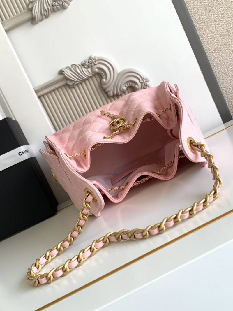 imgHD_b5cc9469_20250402_cmp_a1743591728096_7184_jpg CC 25C Hobo Bag 30cm Pink Grained Calfskin