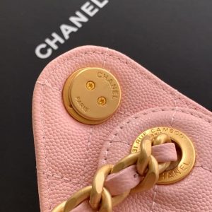 imgHD_b5cc9469_20250402_cmp_a1743591729453_2387_jpg CC 25C Hobo Bag 30cm Pink Grained Calfskin