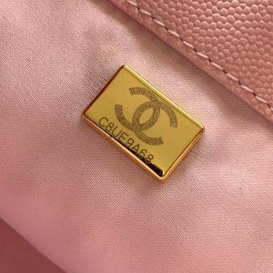 imgHD_b5cc9469_20250402_cmp_a1743591729461_8404_jpg CC 25C Hobo Bag 30cm Pink Grained Calfskin