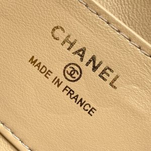 CC 25A Shoulder Bag 18.5cm Brown Black Suede