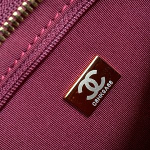 CC Hobo Bag With Chain 35cm Red Lambskin 277763 GHW