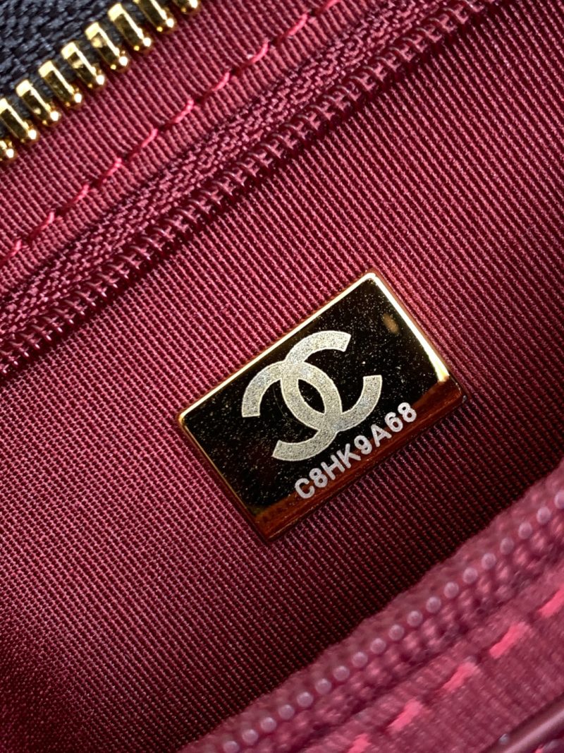 CC Hobo Bag With Chain 35cm Black Lambskin 277765 GHW