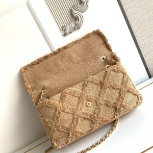imgHD_b5cc9469_20251018_a1760781302971_7261_jpg CC 2025 Crochet 38cm Beige Tweed Fabric 298113