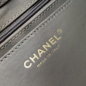 Chanel 2026 Hippie Hobo Bag 35cm Gray Suede 326216