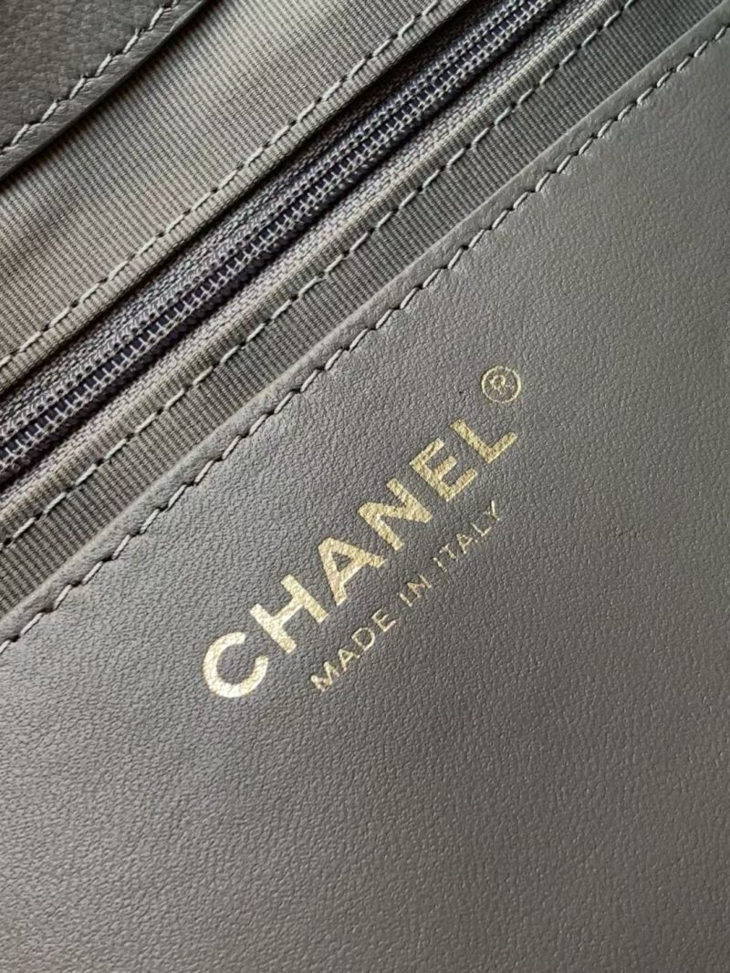 Chanel 2026 Hippie Hobo Bag 35cm Gray Suede 326216