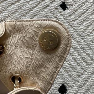 Chanel 25 Hobo Bag 22cm Beige Calfskin 286181