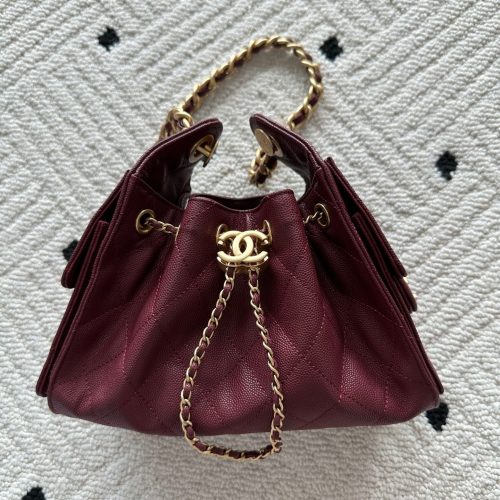 img_0b9f920c_20250915_i1757913836_6133_0_jpg Chanel 25 Hobo Bag 22cm Burgundy Calfskin 286183