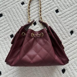 img_0b9f920c_20250915_i1757913837_3517_6_jpg Chanel 25 Hobo Bag 22cm Burgundy Calfskin 286183