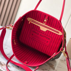 Reversible Neverfull MM 31 Inside Out Red Handle