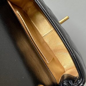 img_19e73950_20240412_i1712915783_939_1_jpg Mini Flap Bag 17cm Black Lamskin Gold Hardware