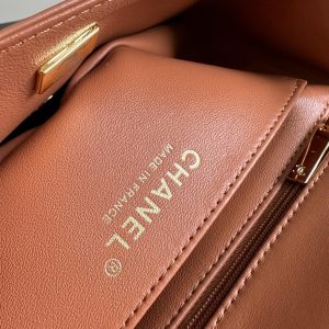 flap bag mini 20 brown lambskin gold hardware