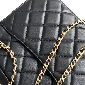 Chanel 2025 Camera 24cm Bag Black Quilted Leather 320975