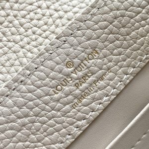 LV Capucine Mini Bag 21cm Vanilla Cotton Canvas Embroidered Pattern GHW