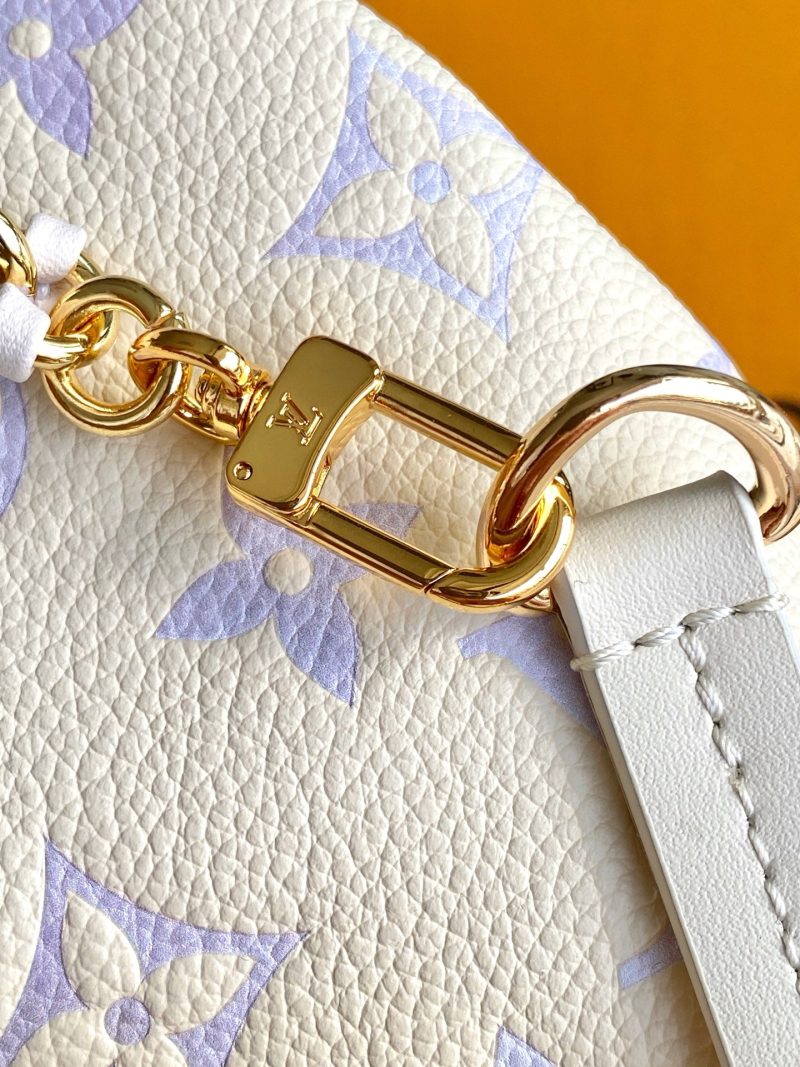 LV M15113 Backpack Monogram Embossed Cowhide Dream Cream GHW