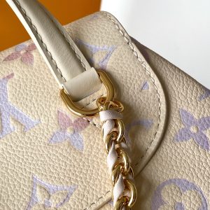 LV M15113 Backpack Monogram Embossed Cowhide Dream Cream GHW