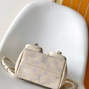 LV M15113 Backpack Monogram Embossed Cowhide Dream Cream GHW