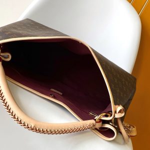 LV Again Handbag 53cm Brown Monogram Canvas & Cowhide