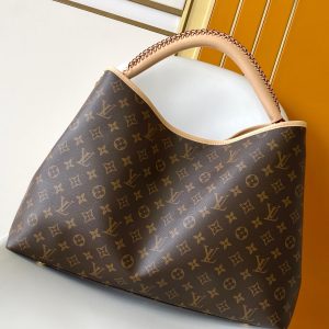LV Again Handbag 53cm Brown Monogram Canvas & Cowhide