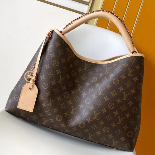 LV Again Handbag 53cm Brown Monogram Canvas & Cowhide
