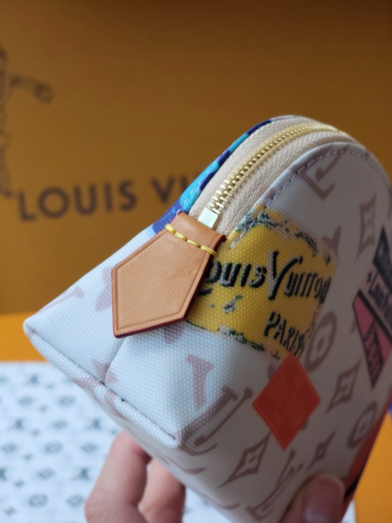 LV M14909 Cosmetic Pouch PM Multicolor Monogram Dune Canvas