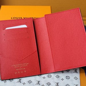 LV x TM Passport Cover Brown Monogram Canvas With Cherry Motif