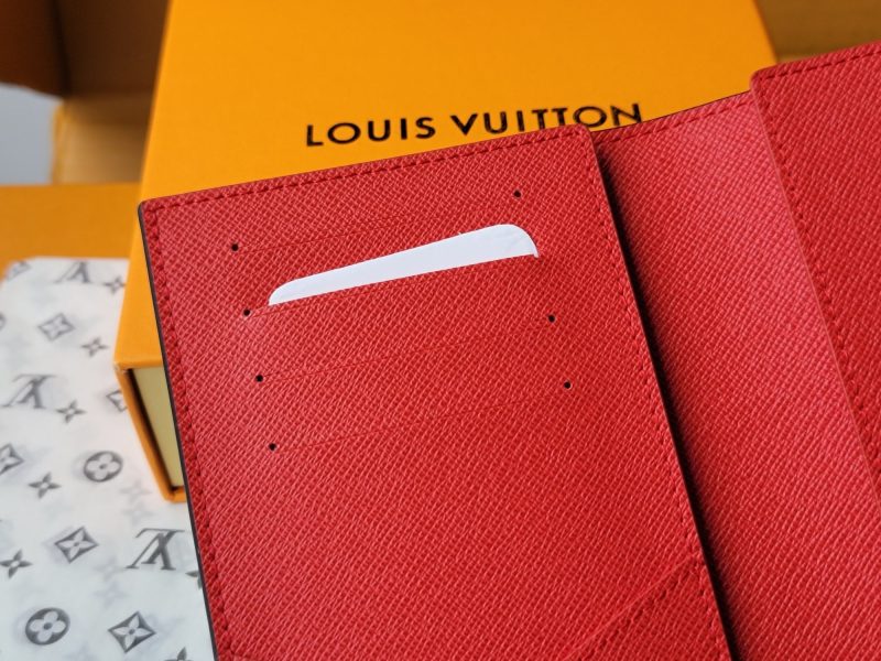 LV x TM Passport Cover Brown Monogram Canvas With Cherry Motif