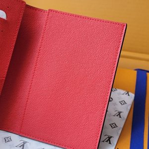 LV x TM Passport Cover Brown Monogram Canvas With Cherry Motif