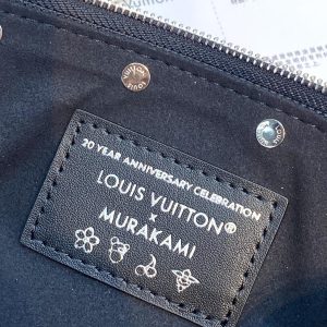 LV x TM Pochette Accessoires 22cm Black Muticolor Monogram Canvas