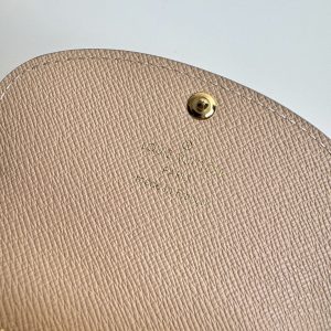 LV 24 Rosalie Coin Purse Trianon Gray Canvas GHW 221287