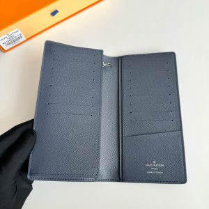LV Brazza Navy Blue Monogram Gradient Canvas 221312