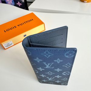 LV Brazza Navy Blue Monogram Gradient Canvas 221312