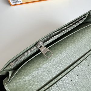 LV Brazza Wallet Green Monogram Gradient Canvas 221315