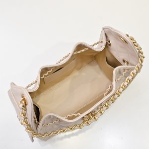 CC 25C Hobo Bags 30cm Nude Grained Calfskin