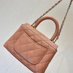 img_4072b1f8_20241111_i1731311272_4747_2_jpg CC 24K Coco Handle Nano 14.5cm Begie Grained Calfskin Gold Hardware