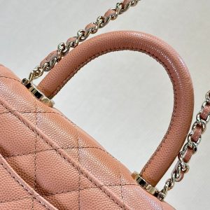 img_4072b1f8_20241111_i1731311273_981_4_jpg CC 24K Coco Handle Nano 14.5cm Begie Grained Calfskin Gold Hardware