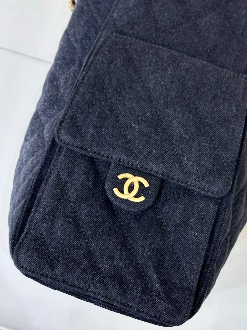 CC 25C Hobo Bags 40cm Dark Blue Denim