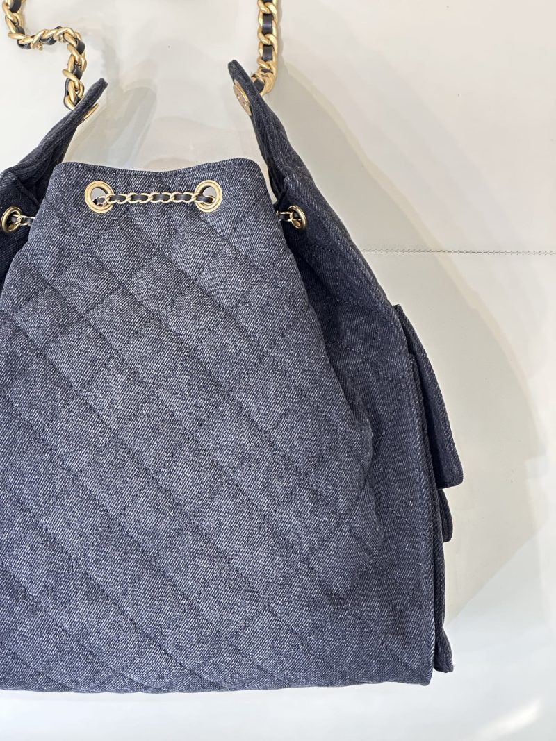 CC 25C Hobo Bags 40cm Dark Blue Denim
