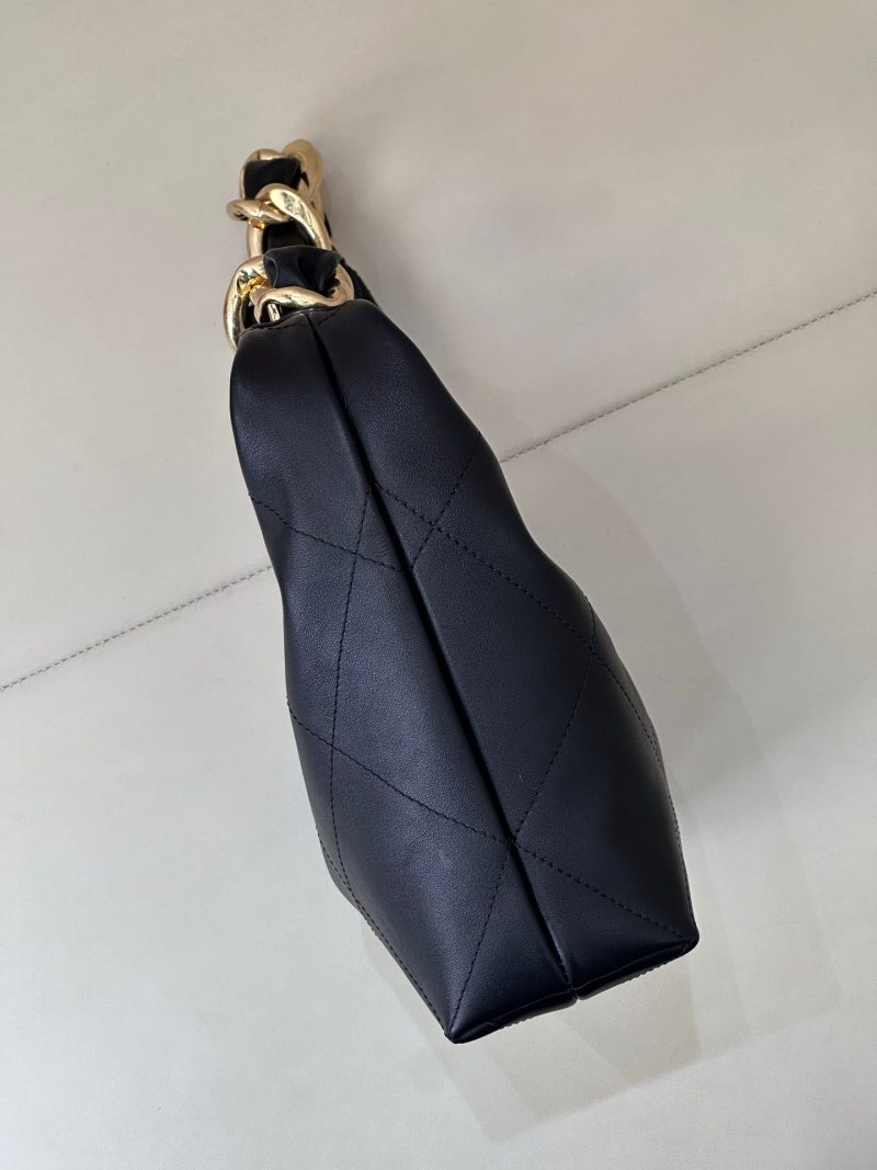 img_4072b1f8_20251014_i1760442265513_1906_0_7_jpg CC 2025 Hobo Bag Black Lambskin Gold Hardware 296891