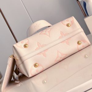 CARRYALL PM 29 LIGHT PINK MONOGRAM GRAINED COWHIDE LEATHER