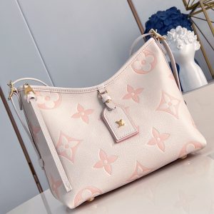 CARRYALL PM 29 LIGHT PINK MONOGRAM GRAINED COWHIDE LEATHER
