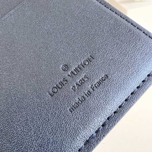 BRAZZA WALLET AEROGRAM 19CM BLUE CALFSKIN